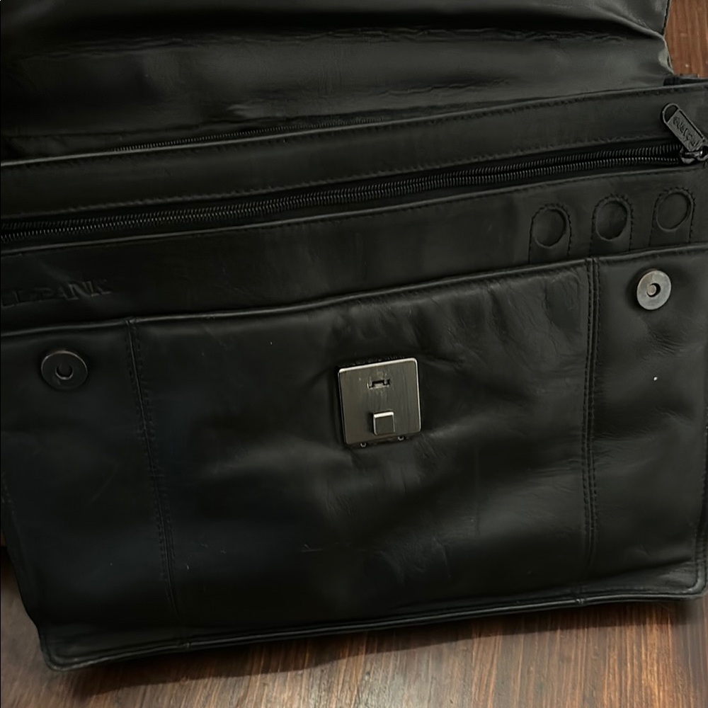 Picard Black Leather Briefcase - Picture 6 of 12